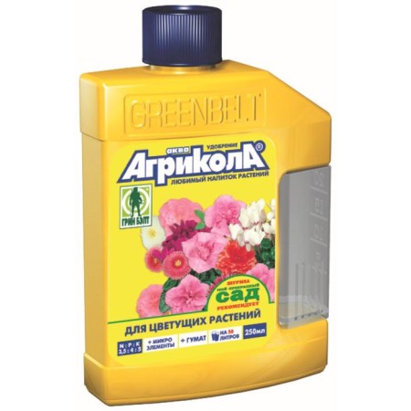 Agrikola fertilizer, for flowering plants, a bottle, 250 ml-1