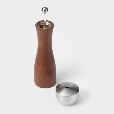 Caven spices, ceramic mechanism, 20.3 cm, brown color-1