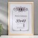 Roof photo frame 2/3 30x40 cm