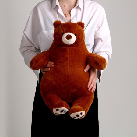 Soft toy "Bear", 50 cm, brown color-5