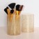 A set of makeup brushes, 12 objects, case, color mix