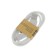 Luazon cable, microUSB - USB, 1 A, 1 m, white
