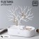 Stand for jewelry "Deer", oval stand, 26 × 25 cm, white color