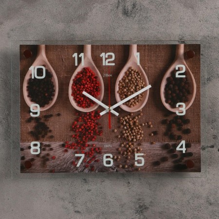 Wall watches: kitchen, "spices", silent, 25 x 35 cm-5