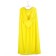 Carnival cloak for children, plush, lemon color, length 115 cm