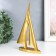 Polystone Shipyard souvenir gold 13.4x20.3x3.6 cm