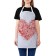 Apron of a kitchen with a photo print "Air Heart", adjustable, size OS