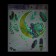 Vinyl sticker "Moonlight", interior, with a luminous layer, 30 x 35 cm