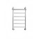 Dvin heated towel rail, F Series, 80/40, 1 ″ –1/2 ″, universal