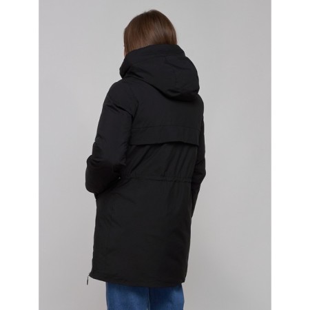 Winter jacket female, size 50, black color-7