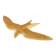The decoration is wall, plaster panel "Swallows", 7 pcs, 18 x 11 cm, gold