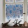 Vinyl stickers with foil "Christmas tree decorations", 30 x 50 cm, New Year