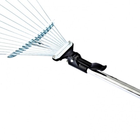 Fan, wire rake, 15 teeth, metal, sliding, metal stalk-2