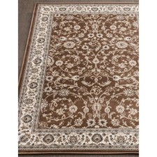 Rectangular carpet Merinos Valencia Deluxe, size 150x230 cm, color Brown