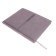 Universal diary for grades 1-11, 48 Velvet sheets, hard cover, artificial leather, thermoting, liesse, block 70 g/m2, light gray