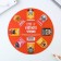 A set of magnetic bookmarks 8 pcs on a round substrate "Beasts"