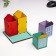 Organizer for the Office "Houses" 15.5x15.5x12.5 cm