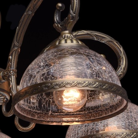 Amanda chandelier, 5x60W E27, bronze-6