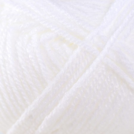 Baby yarn 100% acrylic 150m/50g (501 white)-2
