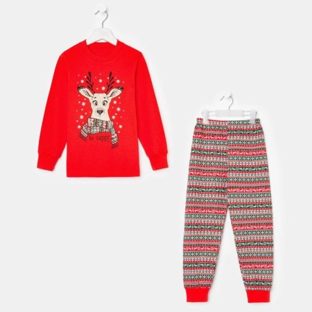 Pajama nursery, red color, height 128 cm-7