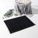 Froat Ethel Lines, col. Black, 50x70 cm, 100% cotton, 750 g/m2