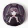 Pillow decorative round Ethel "Girl with ears" D = 30 cm, Gabardin, 100% p/e