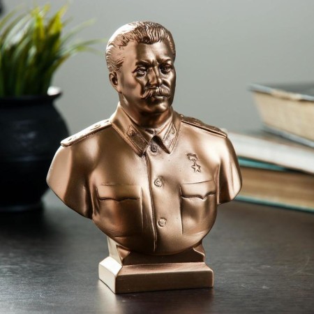 Bust Stalin, large, 6x15x5cm-4