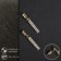 Earrings with rhinestones "Geometry" Thin cylinder, white color in gold