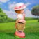 Garden figure "Girl Lisa with a basket" 40x18x13cm