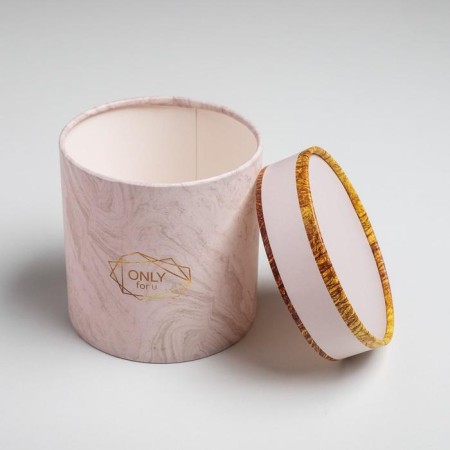 A set of boxes of thin cardboard 3 in 1, gift packaging, “marble”, 12 x 12 - 18 x 18 cm-6