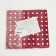 The Kuznetsova applicator, 144 thorns, spanbond, 26 x 56 cm, red.