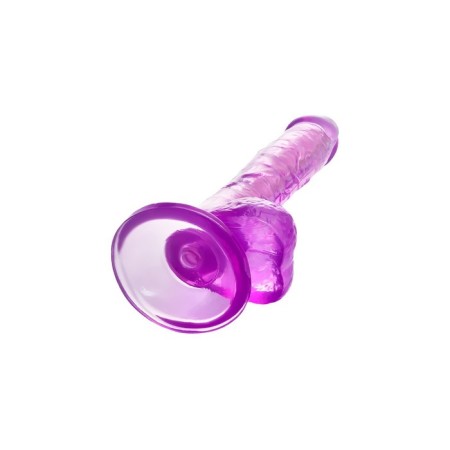 Realistic phallimitator A-Toys byfa Celiam, TPE, Purple color, 20.5 cm-10