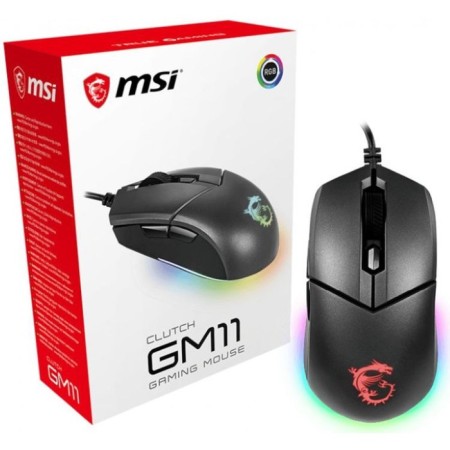 MSI Clutch GM11 Black Optical mouse (5000dpi) USB (5but)-4
