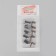 Forms for nail extension reusable, 5 pcs, silver color