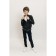 Jumper for boys, height 164-170 cm, dark gray color