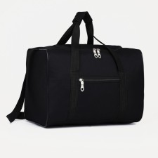 Road bag with lightning, external pocket, long belt, black color
