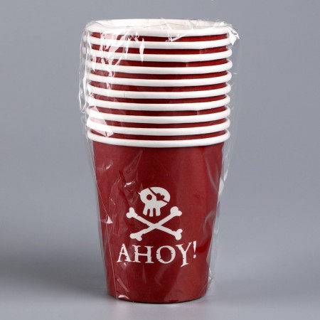 A single -single paper glass "Pirates", 250 ml-3