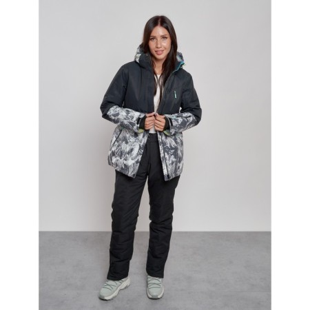 Ski suit female, size 50, black color-10