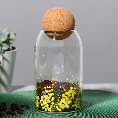 Bank for storage "Tender Mimosa", 800 ml-1