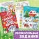 Set 3 in 1 "New Year's gift", 3 books, toy, puzzle