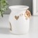 Aroma lamp ceramics "Rose and forget -me -nots with a heart" mix 7.5x7.5x9.5 cm