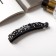 Hair banana "Emma" 10 cm, silver-black