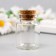 Decor for creativity Glass "A bottle with a cork" 4x3x3 cm