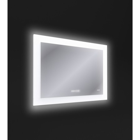 Cersanit Led 060 Design Pro 80x60 cm mirror, backlight, anti -recovery, watch-1