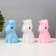 Nightmare cute LED unicorn from batteries mix 6.5x8.5x12 cm Risalux