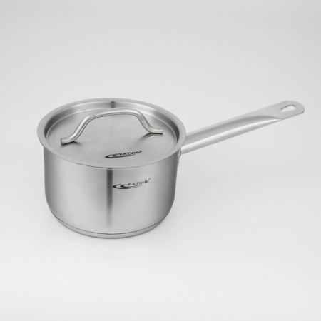 Bucket "General catering", 1.8 l, d = 16 cm, h = 9 cm, metal cover, metal handle, with a heat distribution layer