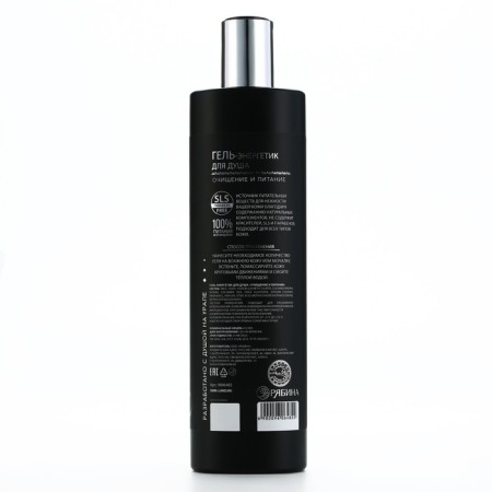 Shower gel, 410 ml, purification and power, Basic Line by Ural Lab-3