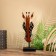 Mask "Zebra" on a stand, Albezia 40 cm