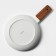 Porcelain dish for serving with a wooden handle Magistro, D = 20 cm, green color