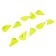 Cargo of a bullet-exentric painted pissy Yaman 10 pcs., 36 g, yellow